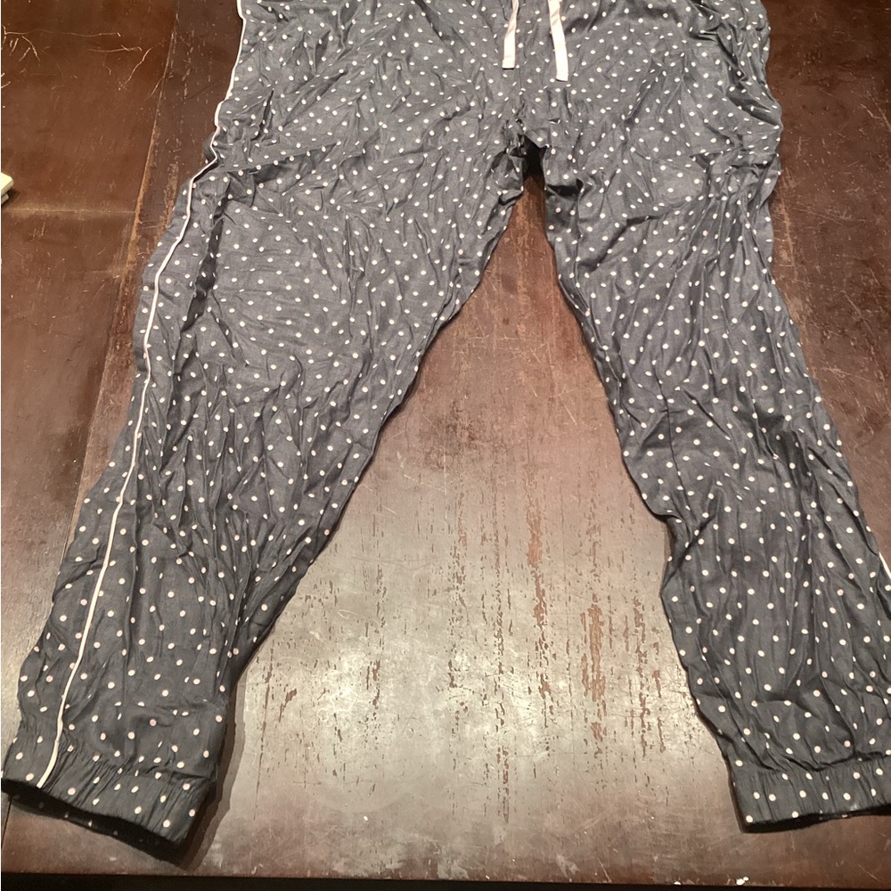 Victoria's Secret Gray Polka Dot woman’s Joggers